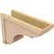 Ekena Millwork 8"W x 24"D x 16"H Classic Bryant Rough Cedar Woodgrain TimberThane Corbel, Primed Tan CORUR08X24X16BRYRCPR - alternate 3
